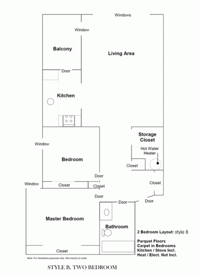 2 Bedroom Layout style B